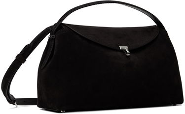 Kabelka TOTEME TOTEME T-Lock Top Handle Suede Shoulder Bag Čierna | 234-WAL961-LE0004, 1