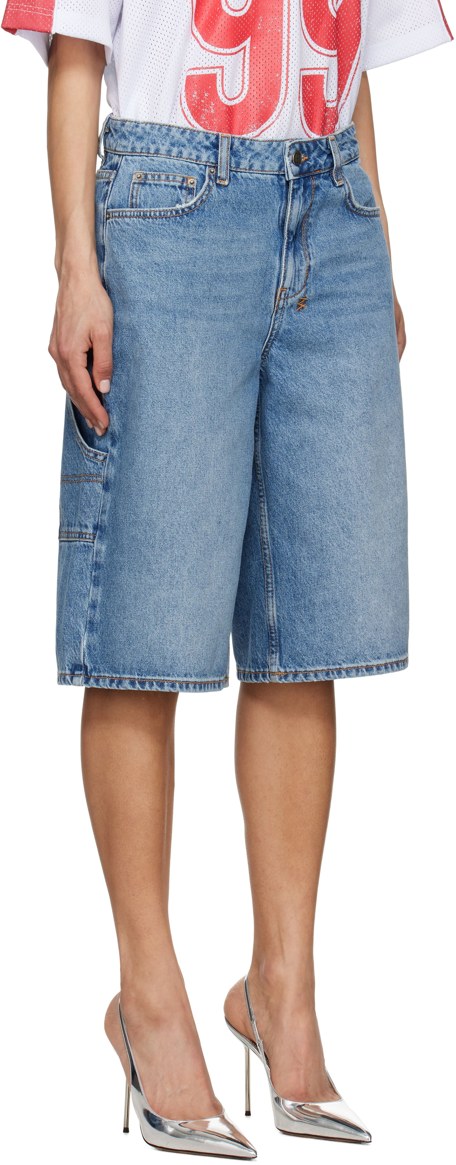 Šortky Ksubi Ksubi Low Rider Swept Denim Shorts Modrá | WSP25WA007, 1