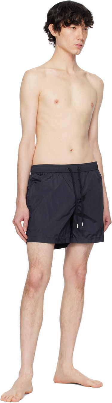 Plavky Moncler Moncler Logo Patch Swim Shorts Čierna | K10912C0000353326, 4
