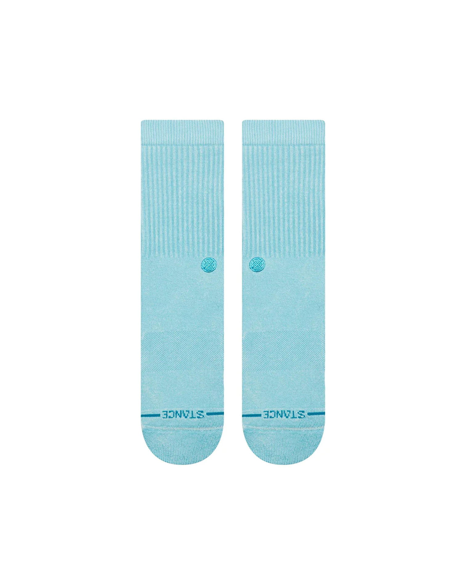 Ponožky Stance Icon Dyed Crew Socks Tyrkysová | A556A25IDC-ELB, 0