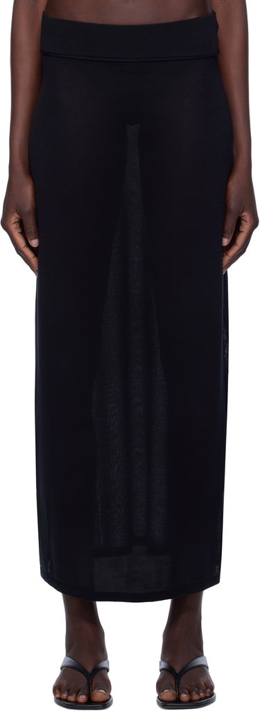 Sukňa TOTEME TOTEME Knit Maxi Skirt Čierna | 253-WRB0304-YA0079, 0