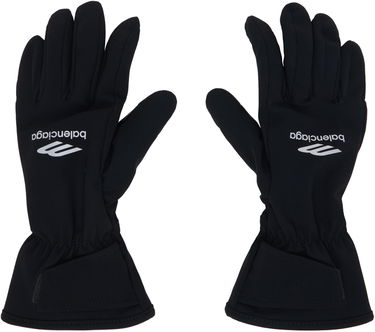 Rukavice Balenciaga Skiwear 3B Sports Icon Ski Gloves Čierna | 773147-4D9B4-1000, 0