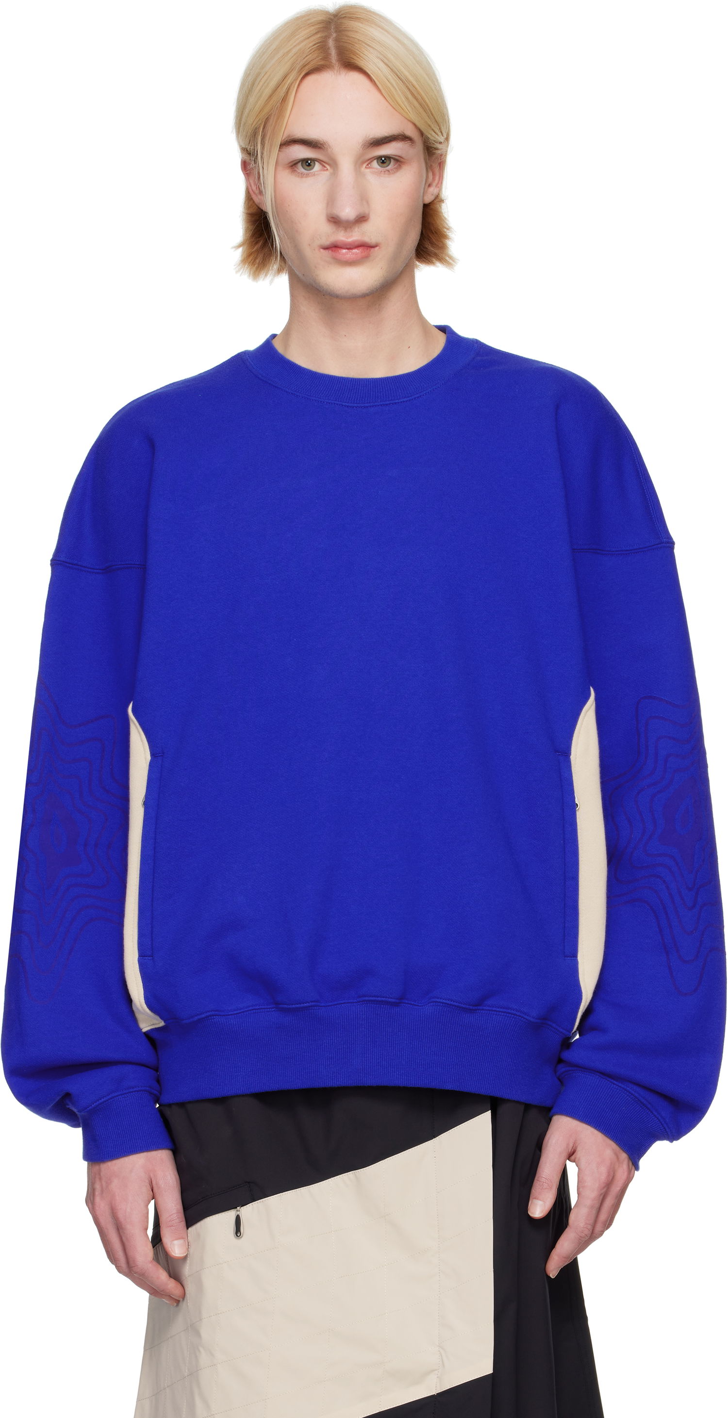 Sveter Asics Edition Bixance Sweatshirt Modrá | 2203A297-400, 0