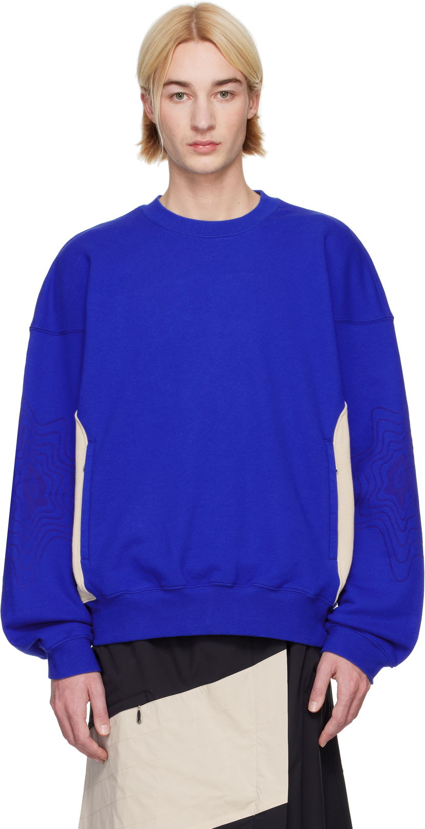 Sveter Asics Edition Bixance Sweatshirt Modrá | 2203A297-400