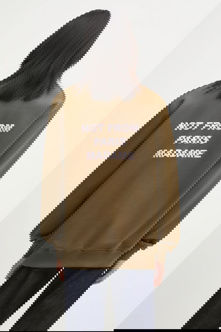 Mikina Drôle de Monsieur Drôle de Monsieur Le Sweatshirt Slogan Zelené | I.SW149.CO127, 0