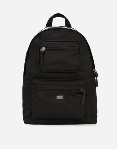 Batoh Dolce & Gabbana Dolce & Gabbana Nylon Backpack With Logo Čierna | EM0123AN26280999, 0