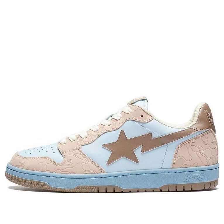 Tenisky a topánky BAPE Court Sta Modrá | BAPE-COURTSTA-BEIGE