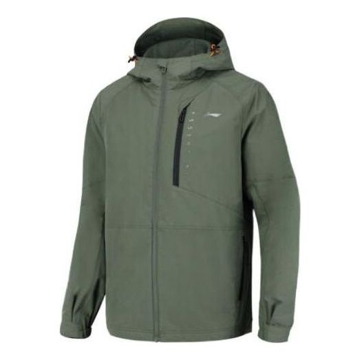 Bunda Li-Ning Polar Fleece 3-in-1 Windbreaker Zelené | AWBR017-2