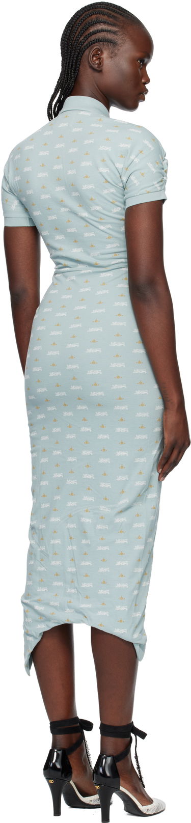 Šaty Vivienne Westwood Printed Piquet Pulling Midi Dress Rôznofarebný | 1601004S-J00A7-, 2