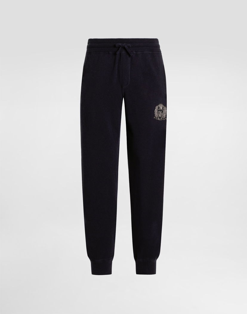 Tepláky Dolce & Gabbana Dolce & Gabbana Smooth Cashmere Trousers 46 Navy | GXU27ZJBWIRB0665