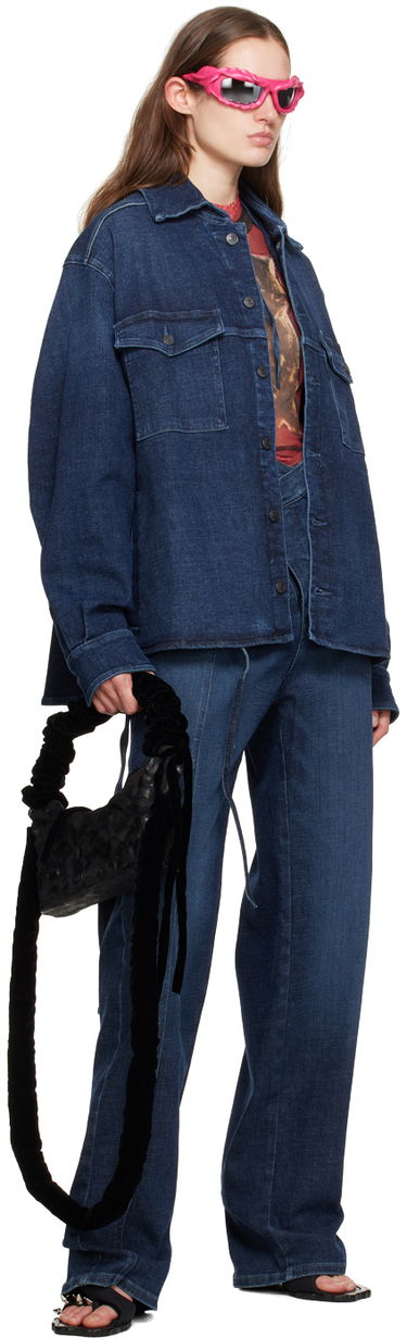 Košeľa Ottolinger Ottolinger Buttoned Denim Shirt Modrá | 1700409, 3