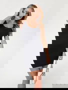 Rhinestone Bodycon Mini Dress