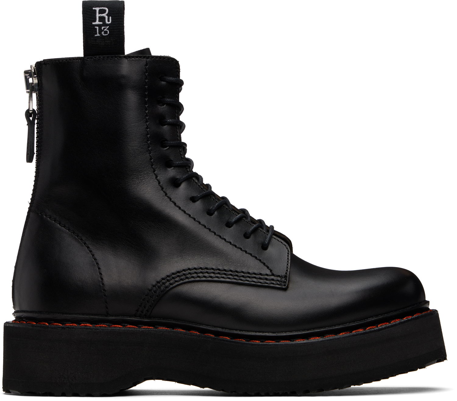 Oblečenie R13 R13 Single Stack Boots Čierna | R13WS025-S001A, 0