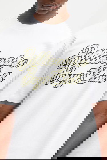 Tričko BILLIONAIRE BOYS CLUB Printed Short Sleeve Diamond Script Logo T-Shirt Biela | B25162, 3
