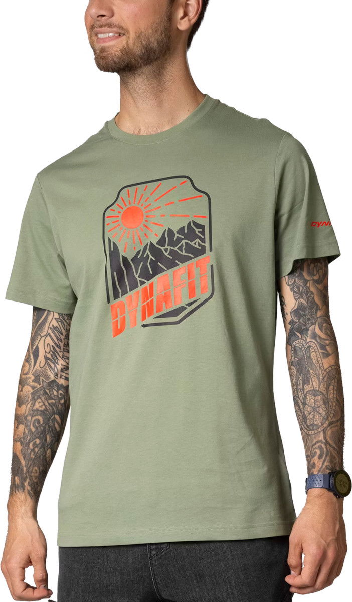 Tričko Dynafit T-Shirt With Print Short Sleeve Zelené | 08-0000070998-5291, 0
