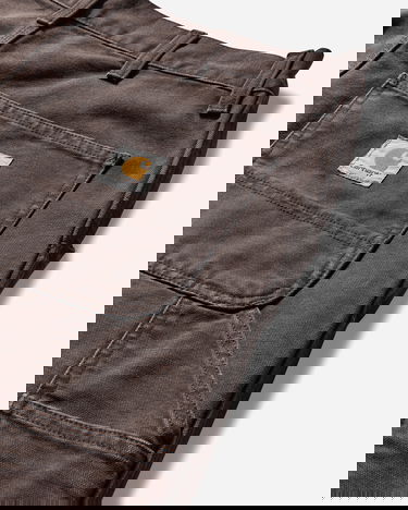 Nohavice Carhartt WIP Double Knee Work Pants Hnedá | I034796 474O, 4