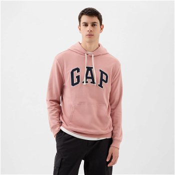 GAP French Terry Pullover Logo Hoodie Pink Rosette 16-1518 868460-01
