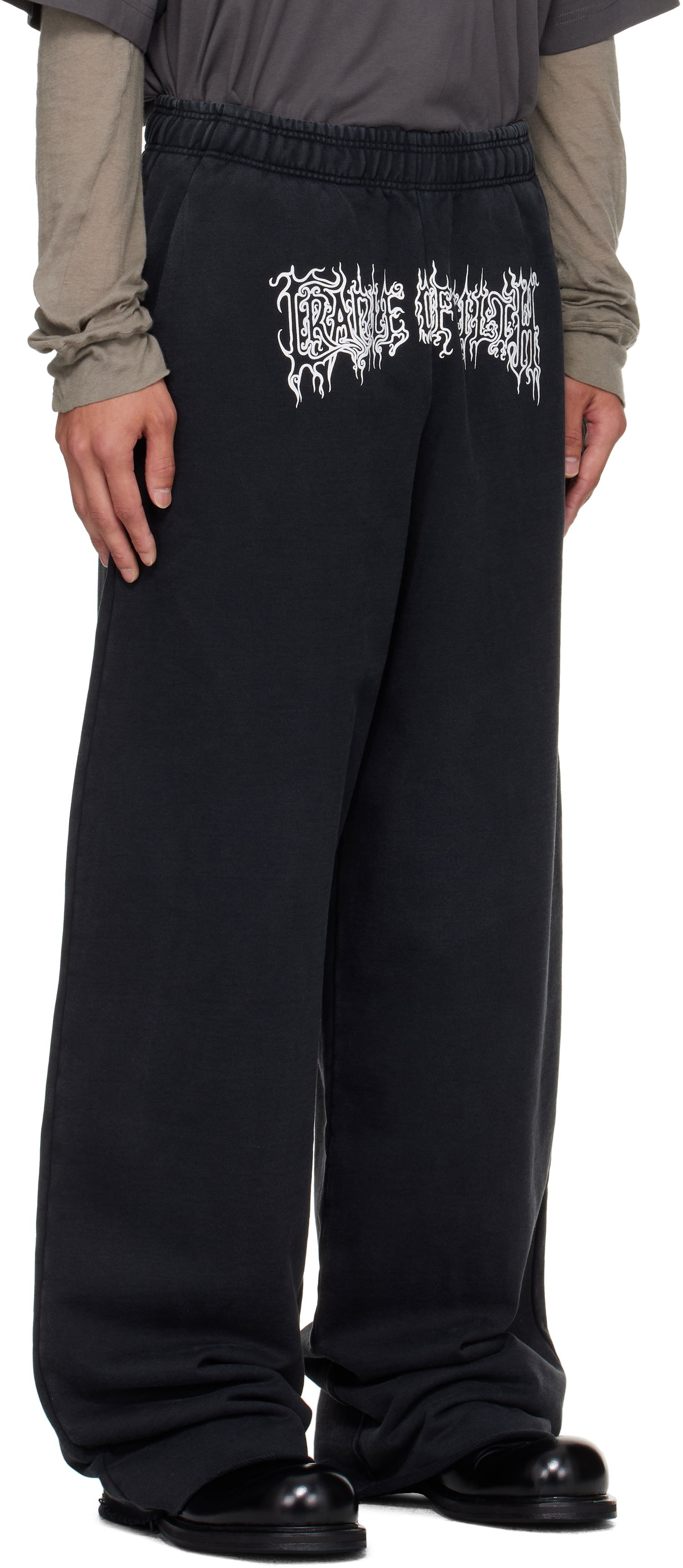 Tepláky VETEMENTS Vetements Cradle of Filth Baggy Sweatpants Čierna | UCF76SP100B, 1