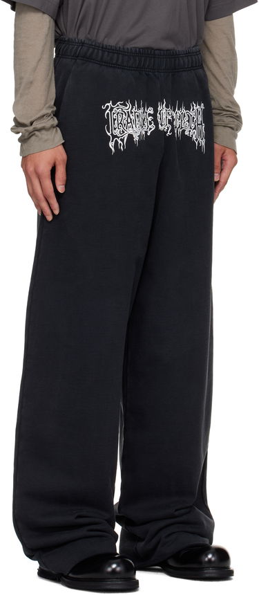Tepláky VETEMENTS Vetements Cradle of Filth Baggy Sweatpants Čierna | UCF76SP100B, 1