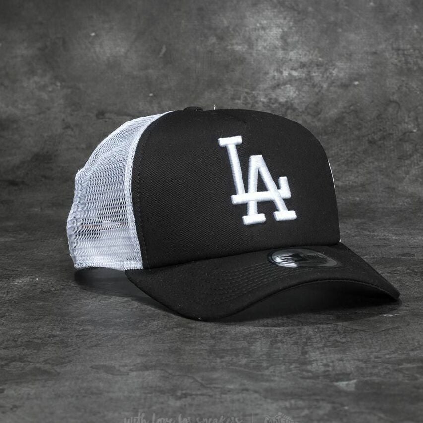 Šiltovka New Era Cap 9Forty Clean Trucker Los Angeles Dodgers Čierna | 11405498, 0
