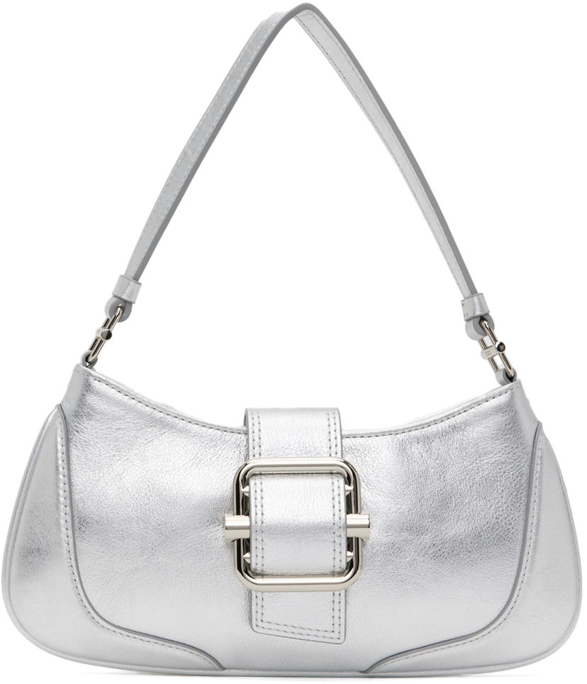 Taška cez rameno OSOI Brocle Small Shoulder Bag Metalická | 23SB050-01-05