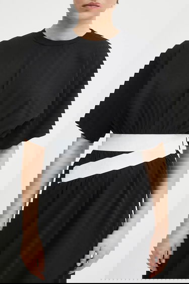 Šaty Maison Margiela MM6 Maison Margiela Mini Cotton T-Shirt Dress Čierna | S52DA0063, 3