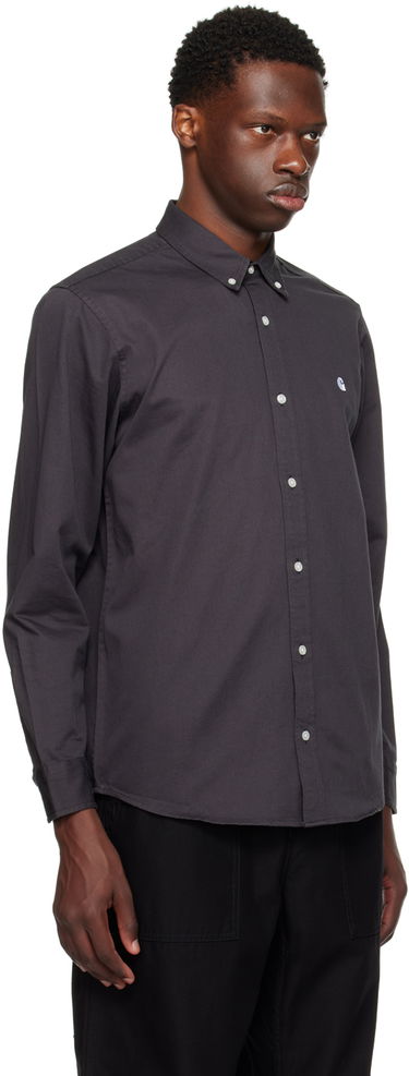 Košeľa Carhartt WIP Men's Button Down Slim Fit Shirt Zelené | I023339, 4