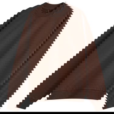 Mikina SKIMS SKIMS Boyfriend Fleece Pullover, Size Large Hnedá | PL-PLO-8017W-ESPRESSO, 1