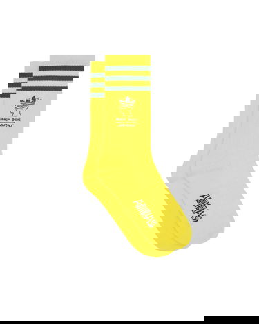 Ponožky adidas Originals BRAIN DEAD Socks Žltá | JN7154, 0