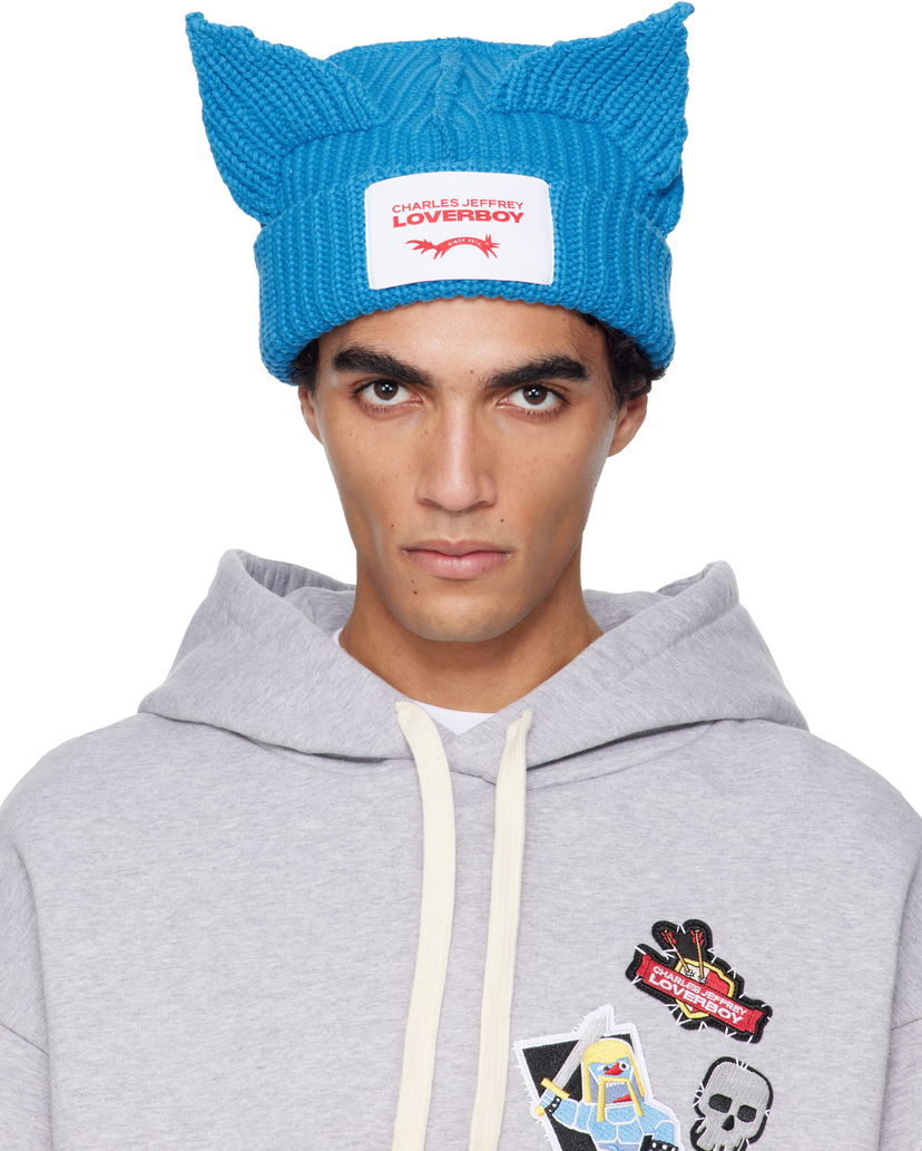 Kulicha Charles Jeffrey Loverboy Chunky Ears Beanie Modrá | 052130106
