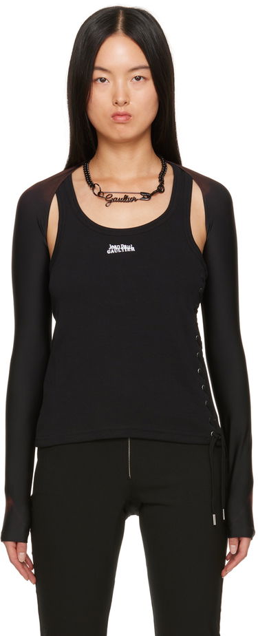Tielko Jean Paul Gaultier Jean Paul Gaultier Open-Shoulder Top Čierna | 23/15-F-TO105-J527-67, 0