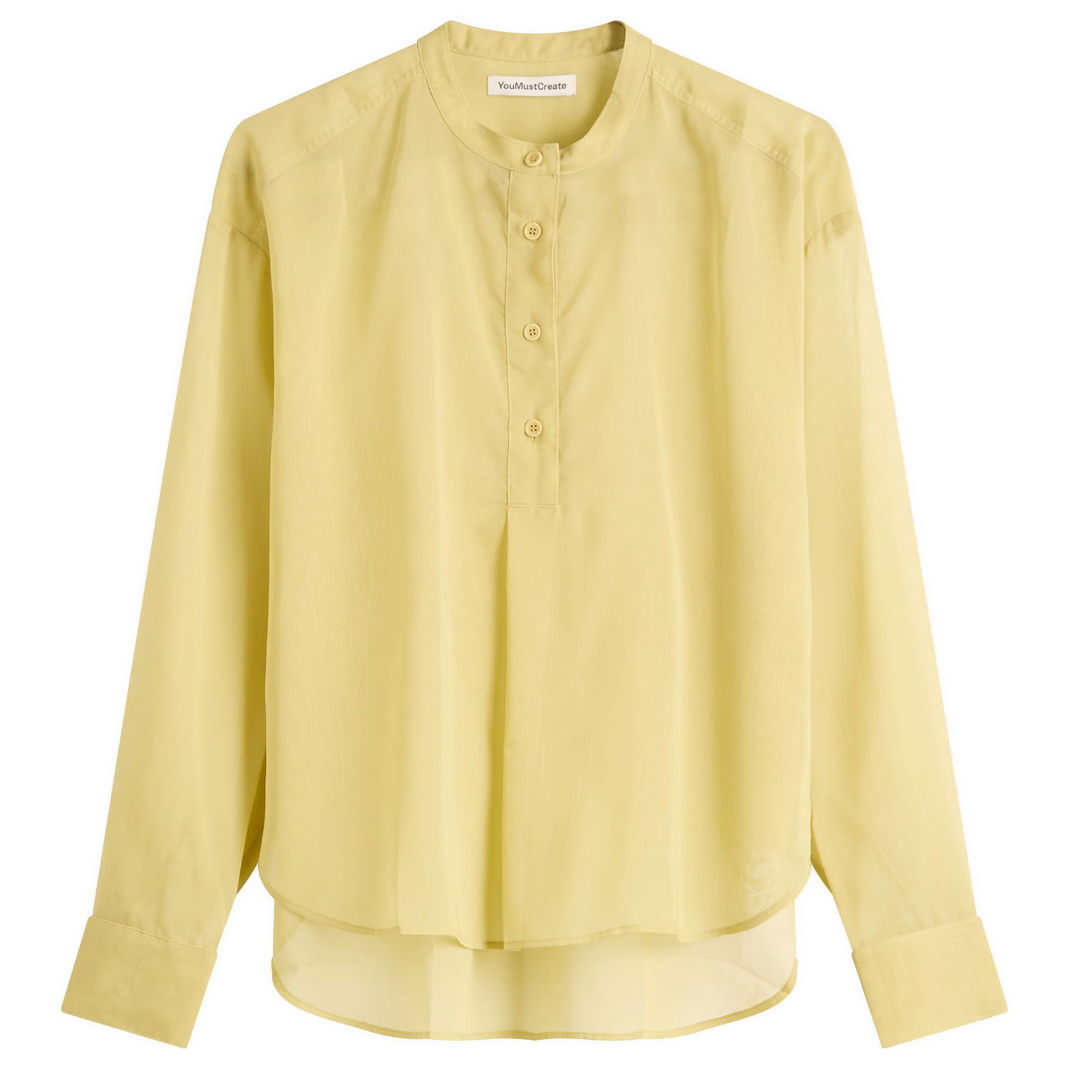 Košeľa YMC YMC Women's Ovelia Shirt, Size Medium Žltá | Q2YMI-30, 1