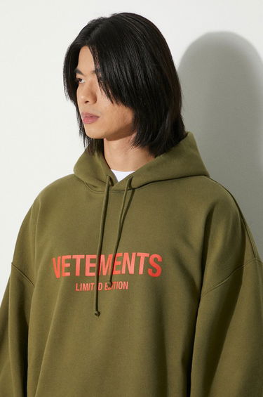 Mikina VETEMENTS VETEMENTS Limited Edition Logo Hoodie Zelené | UE64HD600Z, 4
