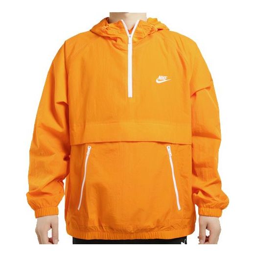 Vetrovka Nike Sportswear Anorak Half-Zip Jacket Oranžová | AR2213-812