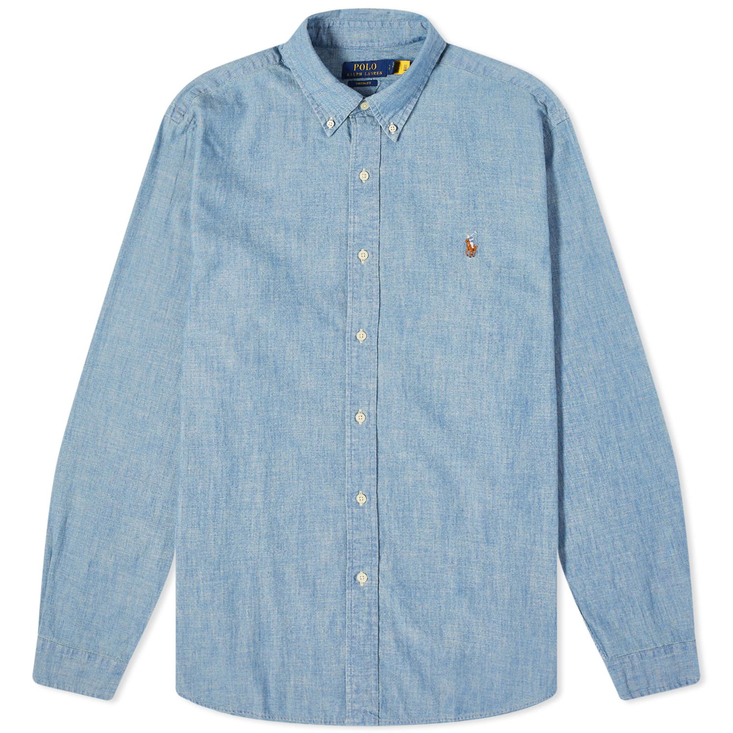 Košeľa Polo by Ralph Lauren Chambray Shirt Modrá | 710792042001, 0