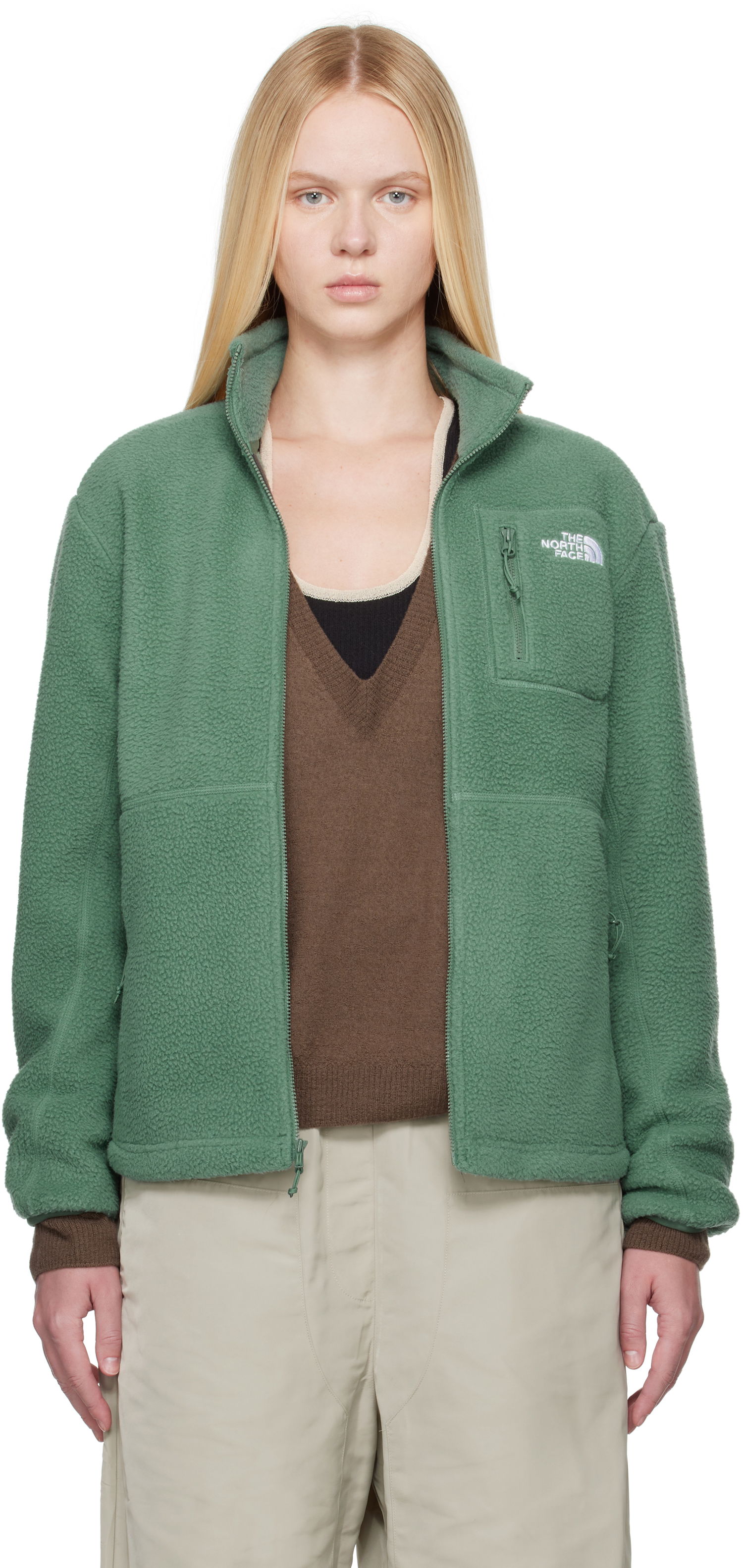 Bunda The North Face Yumiori Full-Zip Fleece Jacket Zelené | NF0A8842, 0