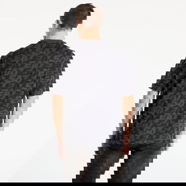 Tričko Emporio Armani T-shirt Train Logo Series Polar Logo All-Over Print Čierna | 7M000980AF10378U8117, 2