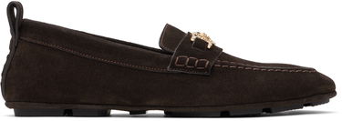 Tenisky a topánky Versace Suede Driver Loafers Hnedá | 1017072_1A09892, 0
