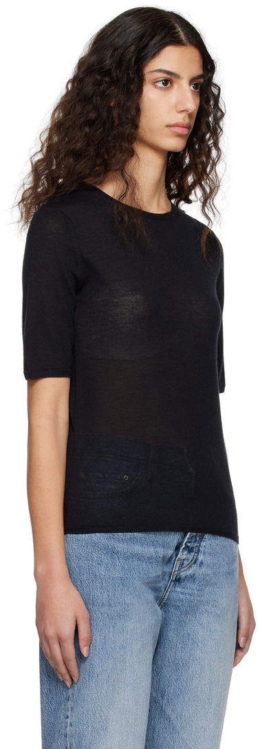 Sveter TOTEME TOTEME Crewneck T-Shirt Čierna | 224-5122-339, 1