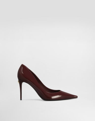 Doplnky Dolce & Gabbana Dolce & Gabbana Polished Calfskin Pumps Vínová | CD1882A103780342, 0