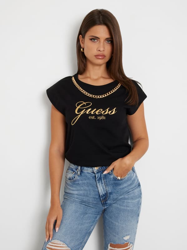 GUESS Rhinestones Front Logo