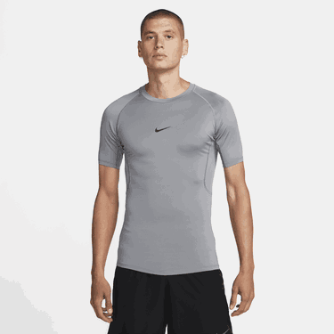 Tričko Nike fitness Dri-FIT Pro Šedá | FB7932-084, 0