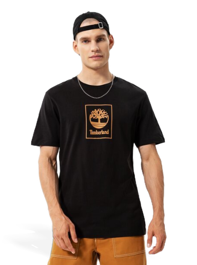 Tričko Timberland Epp  Ss Stack Logo Print Čierna | TB0A5ZH1P561