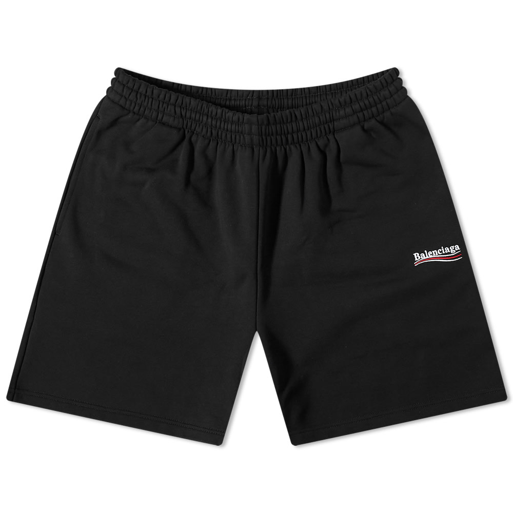 Šortky Balenciaga Political Campaign Sweat Short Čierna | 676137-TKVI9-1070, 0