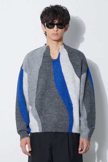 Sveter ADER ERROR Batia Knit Mock Neck Sweater Šedá | BMADFWKT0301, 3