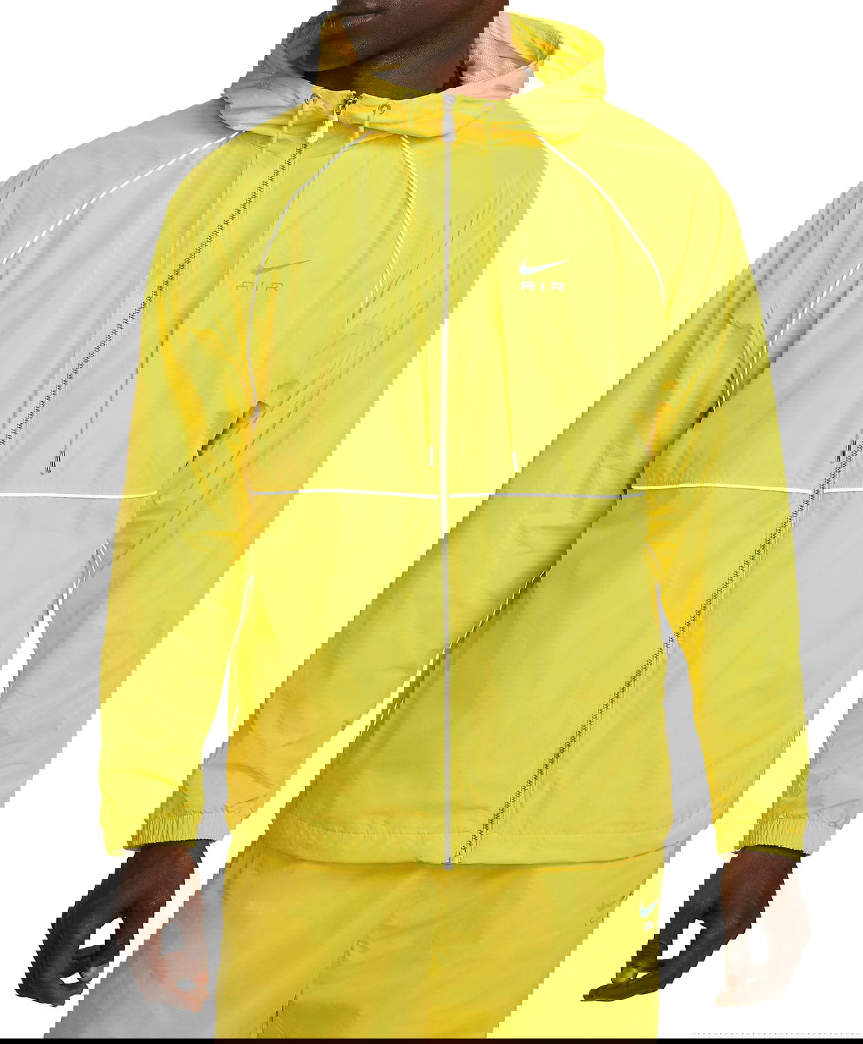 Vetrovka Nike Air Full-Zip Hooded Woven Jacket Žltá | DQ4213-765, 0