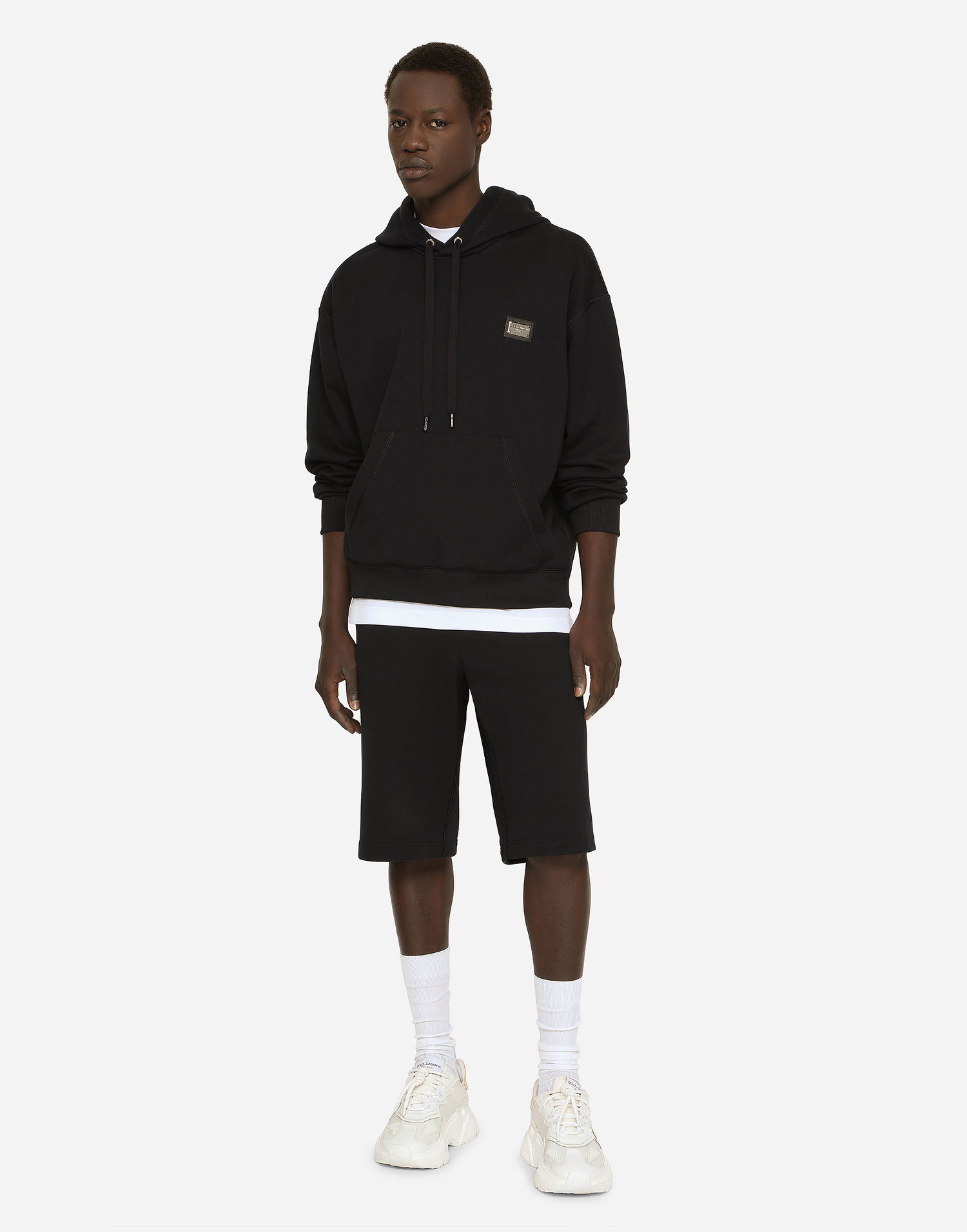 Šortky Dolce & Gabbana Cotton Drawstring Bermuda Shorts Čierna | GVB7HTG7F2GB0665, 1