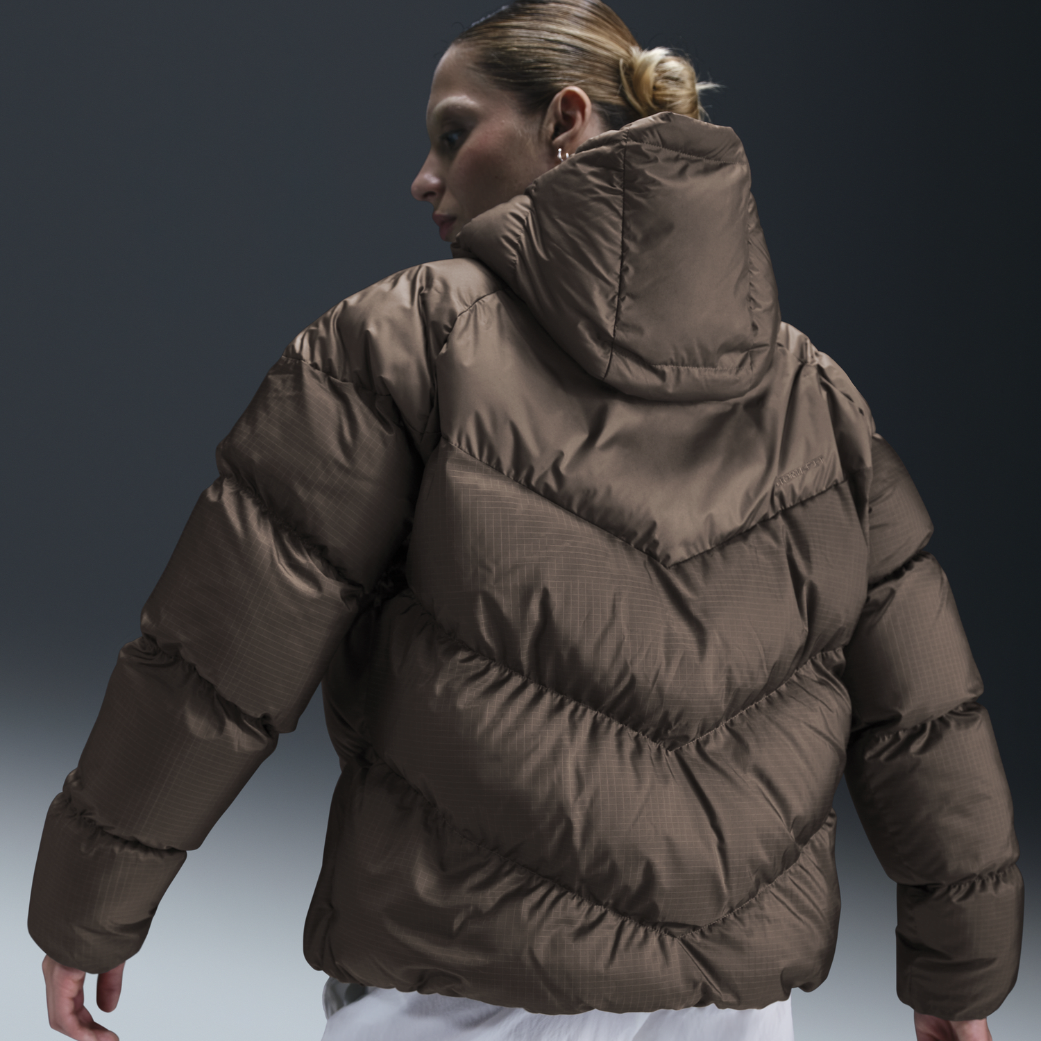Prešívaná bunda Nike Puffer Jacket Windpuffer Hnedá | HF7865-004, 1