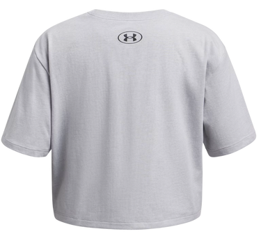 Crop Top Under Armour Under Armour Rival Short Sleeve T-Shirt Šedá | 1389755-011, 2