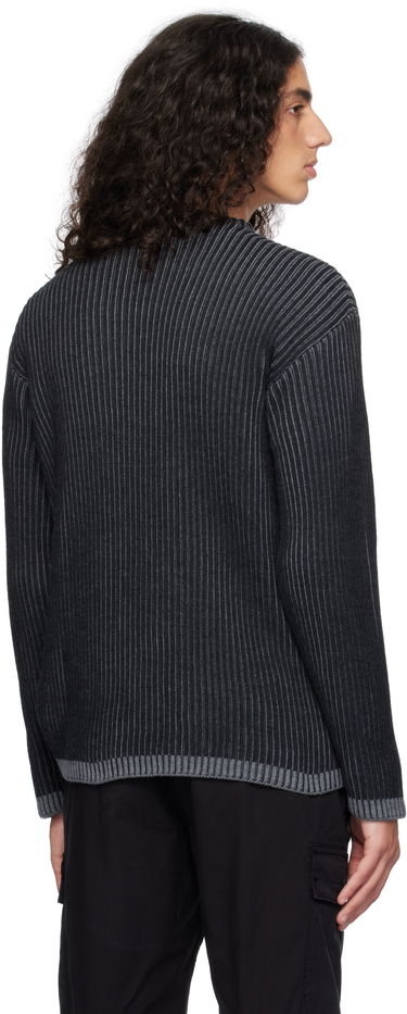 Sveter Stone Island Vanisé Full Rib RWS Wool Sweater by Stone Island Čierna | 8115532C1, 2
